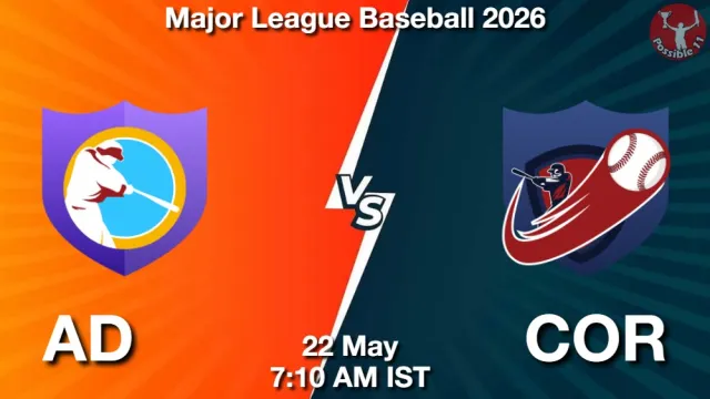 AD vs COR Match Previews and Baseball Tips