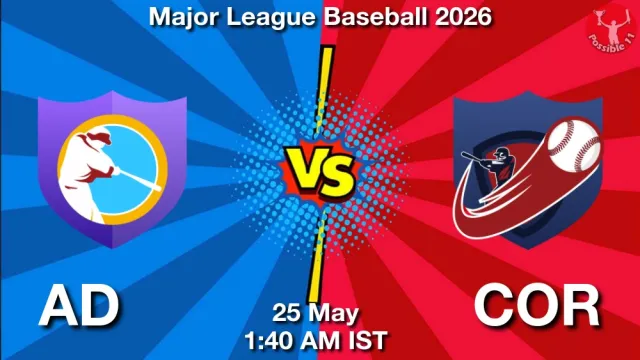 AD vs COR Match Previews and Baseball Tips