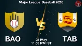 BAO vs TAB Dream11 Prediction, Preview & Updates - <small>Mon, 25 May 11:05 PM IST</small>