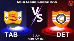 TAB vs DET Match Result