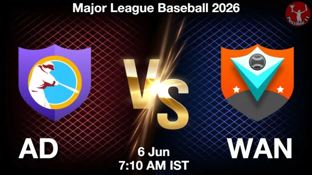 AD vs WAN Match Previews and Baseball Tips