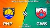 PHP vs CWS Dream11 Prediction, Preview & Updates - <small>Sun, 07 Jun 11:05 PM IST</small>
