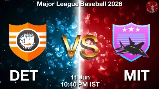 DET vs MIT - Major League