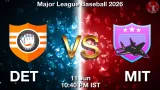 DET vs MIT Dream11 Prediction, Preview & Updates - <small>Thu, 11 Jun 10:40 PM IST</small>
