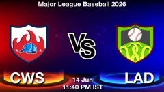 CWS vs LAD Match Result