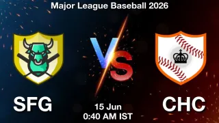 SFG vs CHC - Major League