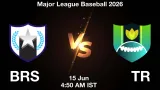 BRS vs TR Dream11 Prediction, Preview & Updates - <small>Mon, 15 Jun 04:50 AM IST</small>