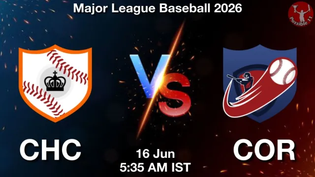 CHC vs COR Match Previews and Baseball Tips