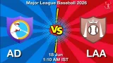 AD vs LAA Dream11 Prediction, Preview & Updates - <small>Thu, 18 Jun 01:10 AM IST</small>