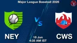 NEY vs CWS Dream11 Prediction, Preview & Updates - <small>Thu, 18 Jun 04:35 AM IST</small>