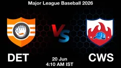 DET vs CWS Match Result