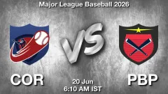 COR vs PBP Match Result