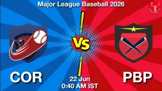 COR vs PBP COR vs PBP - Major League