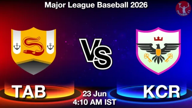 TAB vs KCR Match Previews and Baseball Tips
