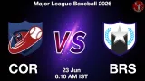 COR vs BRS Dream11 Prediction, Preview & Updates - <small>Tue, 23 Jun 06:10 AM IST</small>