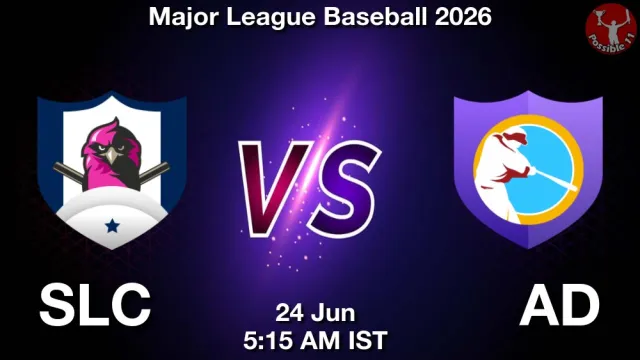 SLC vs AD ड्रीम11 भविष्यवाणी, फैंटेसी बेसबॉल टीम - 24 जून 2026
