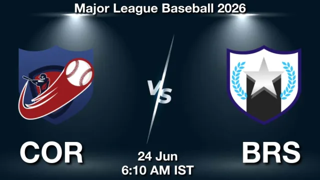 COR vs BRS ड्रीम11 भविष्यवाणी, फैंटेसी बेसबॉल टीम - 24 जून 2026