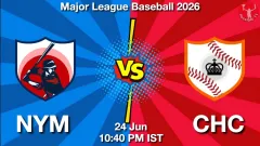 NYM vs CHC Match Result