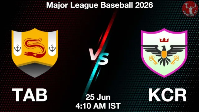 TAB vs KCR Match Previews and Baseball Tips