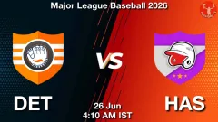 DET vs HAS Match Result