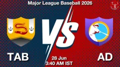 TAB vs AD Match Result