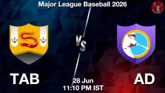 TAB vs AD Match Result