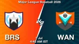 BRS vs WAN Dream11 Prediction, Preview & Updates - <small>Wed, 01 Jul 04:40 AM IST</small>