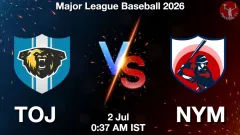 TOJ vs NYM Match Result