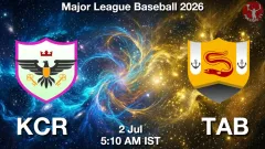 KCR vs TAB Match Result