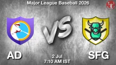 AD vs SFG Match Result