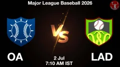 OA vs LAD Match Result