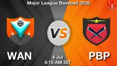 WAN vs PBP Match Result