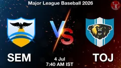 SEM vs TOJ Match Result