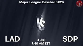 LAD vs SDP - Major League