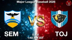 SEM vs TOJ Match Result