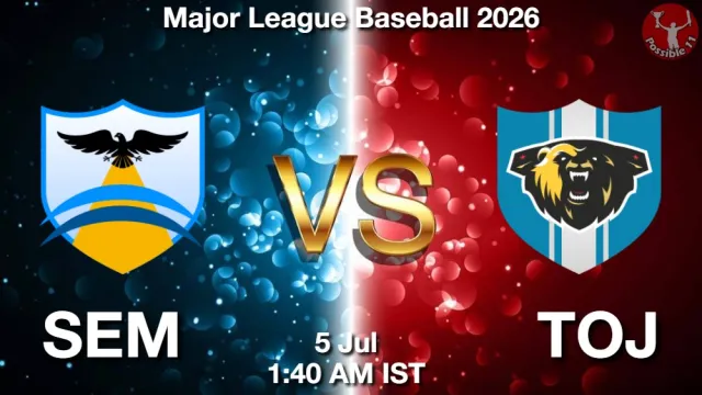 SEM vs TOJ Match Previews and Baseball Tips