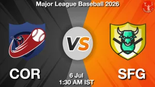 COR vs SFG COR vs SFG - Major League