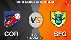 COR vs SFG Match Result