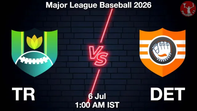 TR vs DET Match Previews and Baseball Tips
