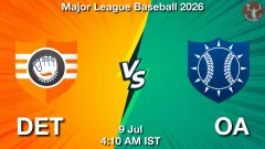 DET vs OA Match Result