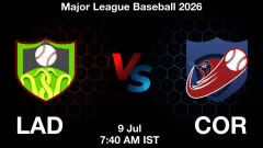 LAD vs COR Match Result