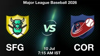 SFG vs COR - Major League