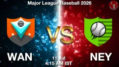 WAN vs NEY Match Result