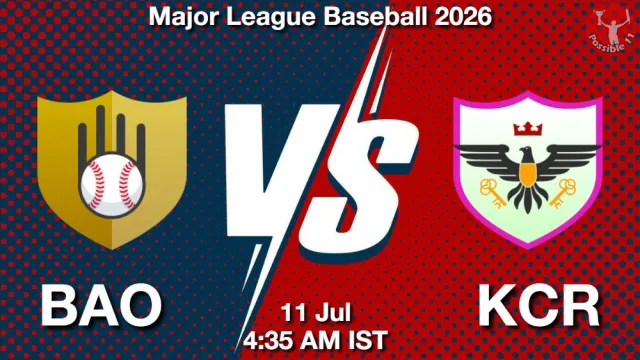 BAO vs KCR Match Previews and Baseball Tips