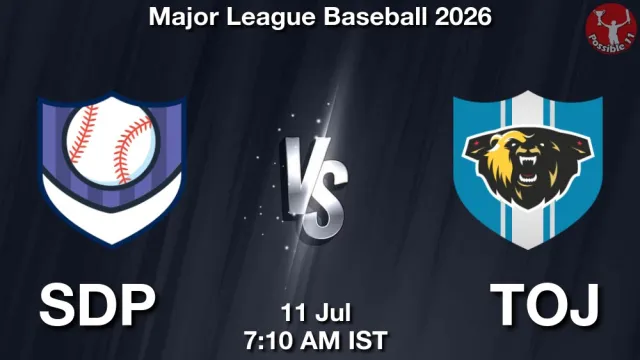 SDP vs TOJ Match Previews and Baseball Tips