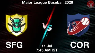 SFG vs COR SFG vs COR - Major League
