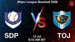 SDP vs TOJ Match Result