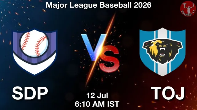 SDP vs TOJ Match Previews and Baseball Tips