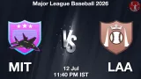 MIT vs LAA Dream11 Prediction, Preview & Updates - <small>Sun, 12 Jul 11:40 PM IST</small>