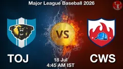 TOJ vs CWS Match Result